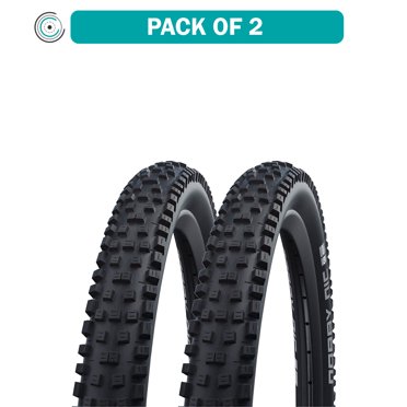 Pack Of 2 Schwalbe Nobby Nic Tires – 26 X 2.25 Clincher – Black, Mountain Bike, Knobby Tread