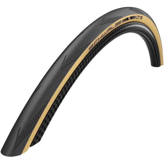 Schwalbe One Tire - 700 x 28, Tubeless, Folding, Black/Tan, Performance Line, Addix