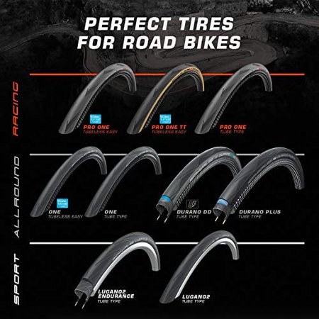 Schwalbe - Pro One Road Race Tubeless Folding Bike Tire | 700c x 32 | Black, Single Tire