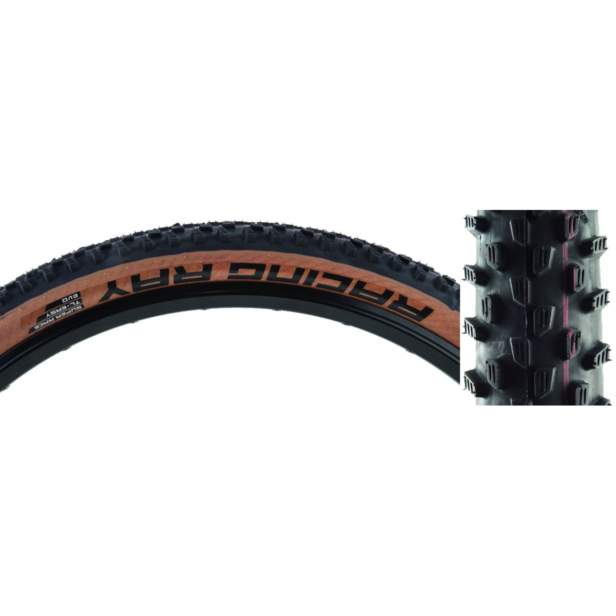 Schwalbe Racing Ray Tire 29x2.25 Tubeless Fold Black/Transparent