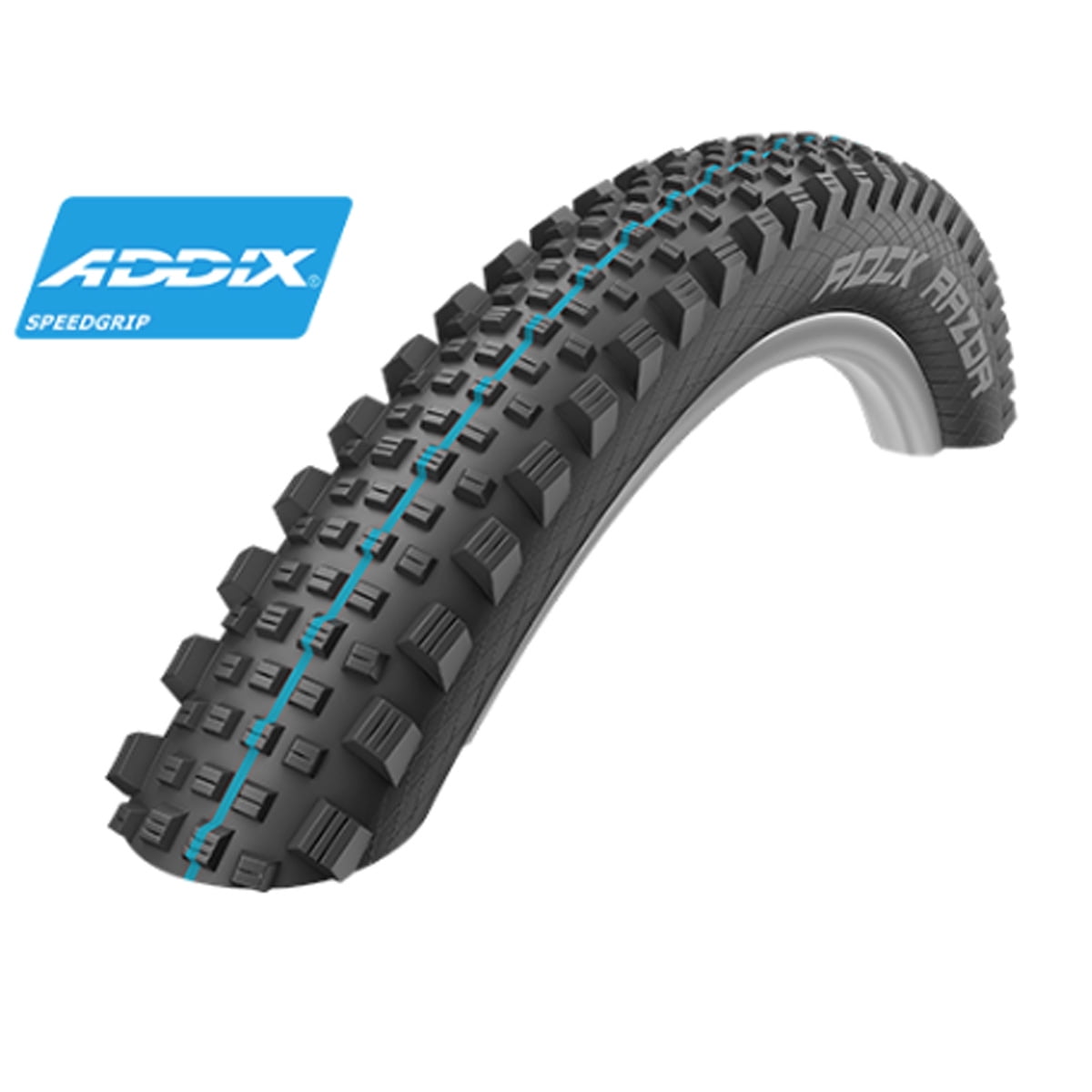 Schwalbe Rock Razor Tire - 27.5 x 2.6, Tubeless, Folding, Black