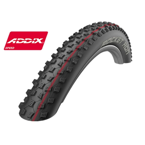 Schwalbe Rocket Ron HS 438 Addix Speed LiteSkin Mountain Bicycle Tire - Folding (Black - 29 x 2.10)