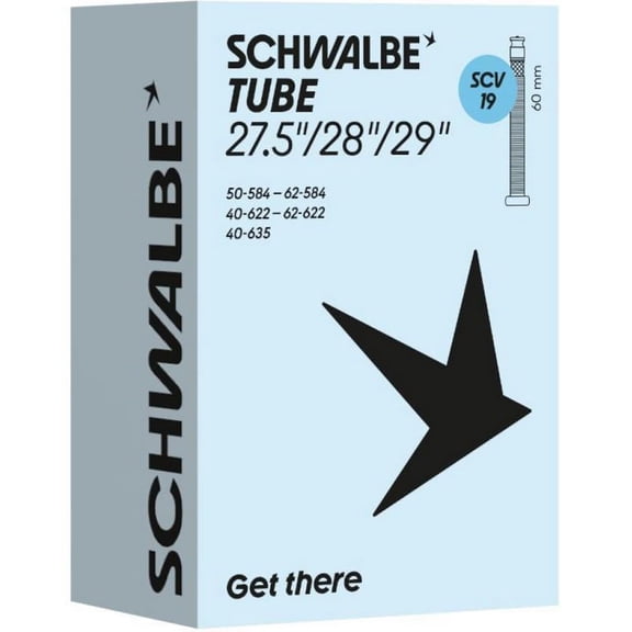 Schwalbe SCV19 Bicycle Inner Tube 60 mm 40-62/584-635