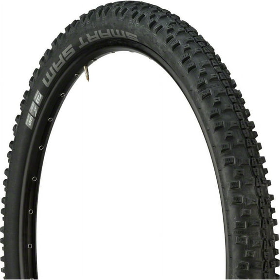 Schwalbe Smart Sam Tire - 700 x 35, Clincher, Wire, Black, RaceGuard, Addix