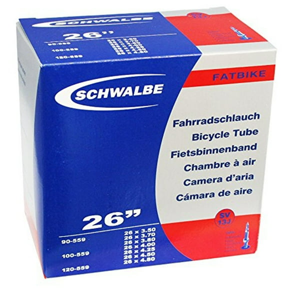 Schwalbe SV13J Fat Bike Bicycle Inner Tube - 26 x 3.50/4.80 - 40mm Presta Valve