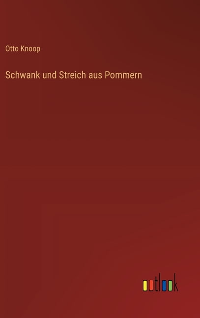Schwank und Streich aus Pommern, (Hardcover)