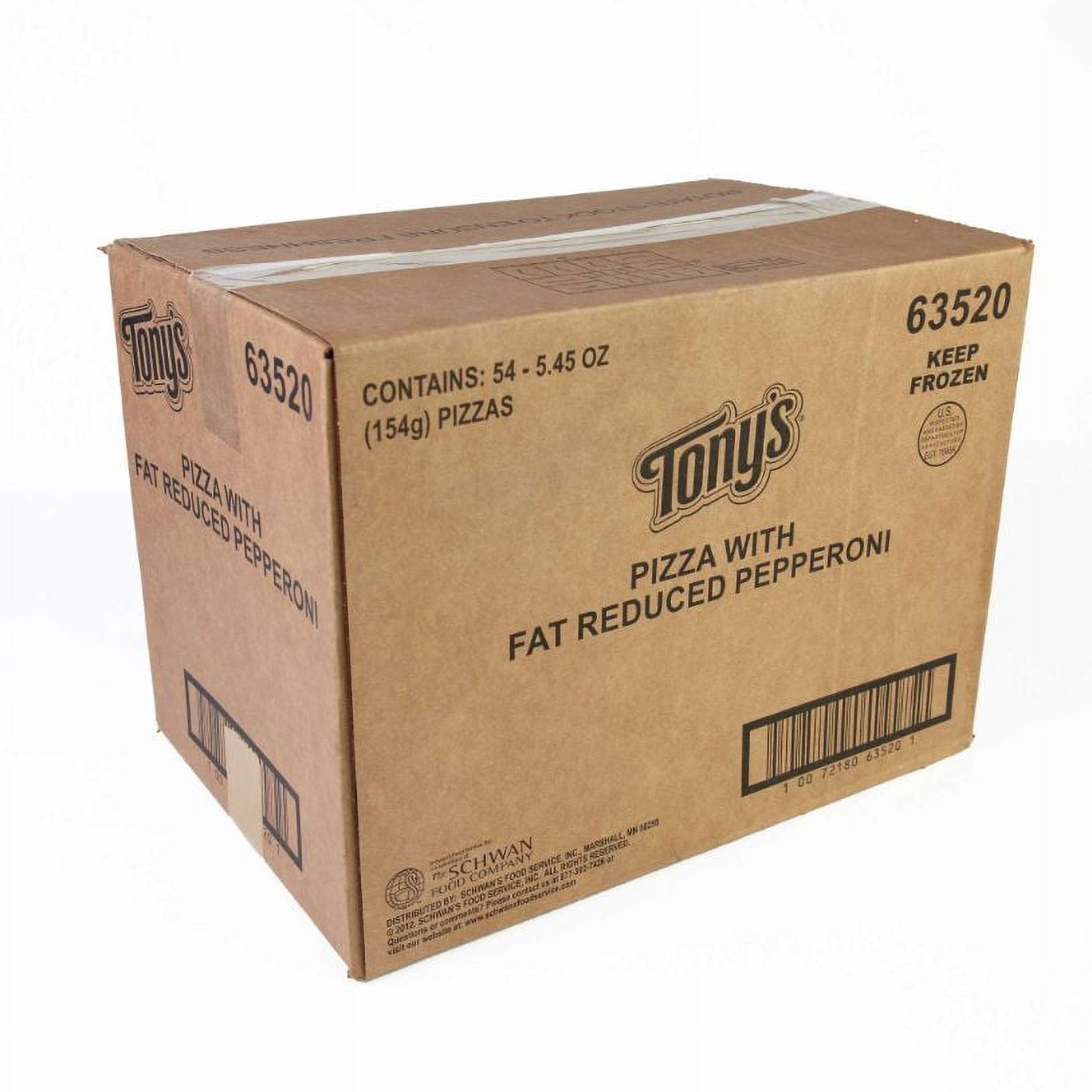 Schwans Tonys Pepperoni Par Baked Pizza, 6.25 Ounce - 54 per case.