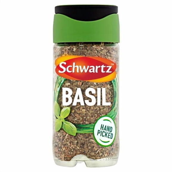 Schwartz Basil Jar 10g, British Import (Pack of 2)
