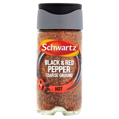 Schwartz Black & Red Pepper 45g, British Import (Pack of 2)