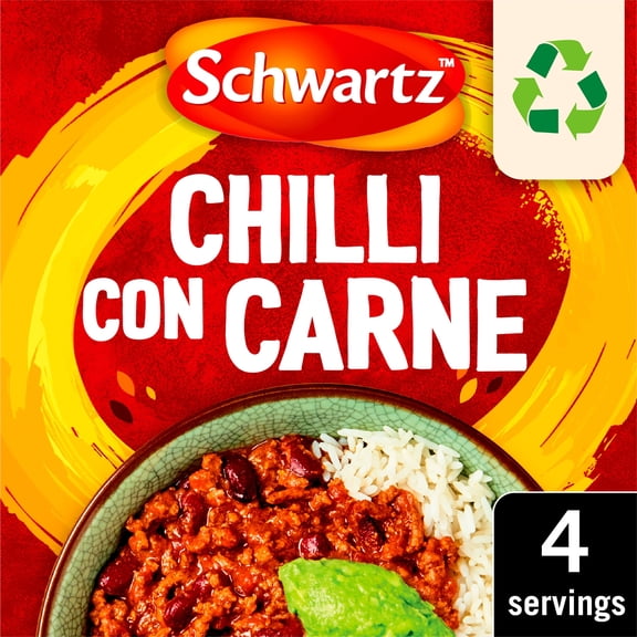 Schwartz Chilli Con Carne Recipe Mix 41g, Imported from Britain