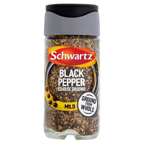 Schwartz Coarse Black Pepper Jar 33g, British Import (Pack of 2)