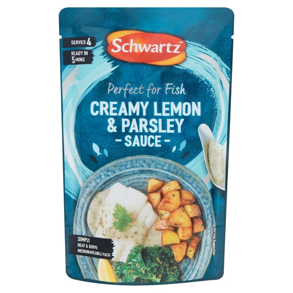 Schwartz Fish Lemon & Parsley Sauce 300G, Imported from Britain