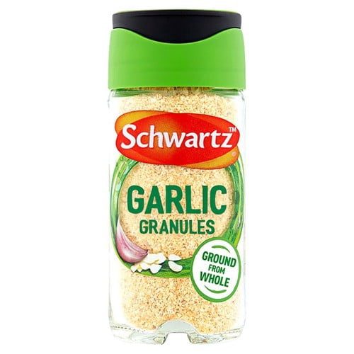 Schwartz Garlic Granules Jar 50g, British Import (Pack of 2)