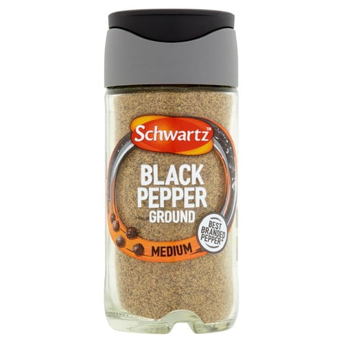 Schwartz Ground Black Pepper Jar 33g, British Import (Pack of 2)