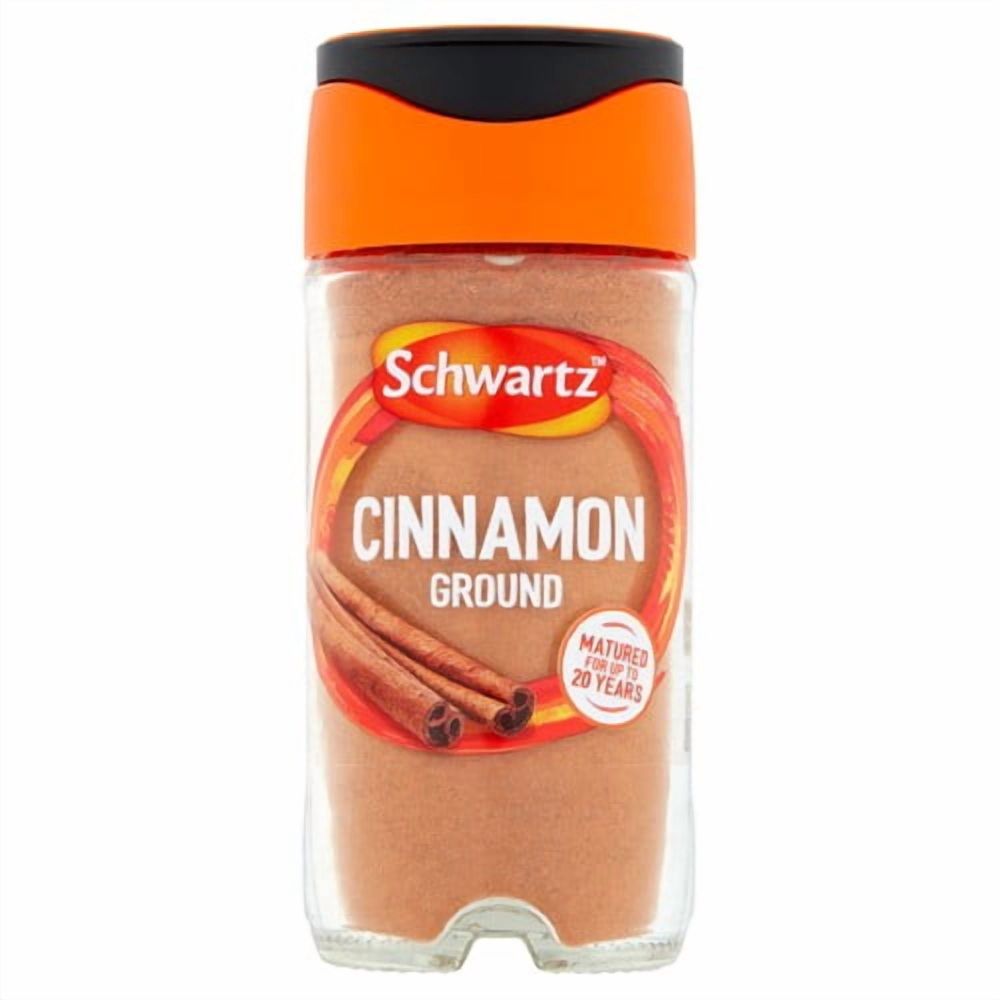 Schwartz Ground Cinnamon Jar 39g, British Import (Pack of 2)