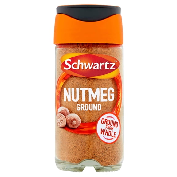 Schwartz Ground Nutmeg 32G Jar, Imported from Britain