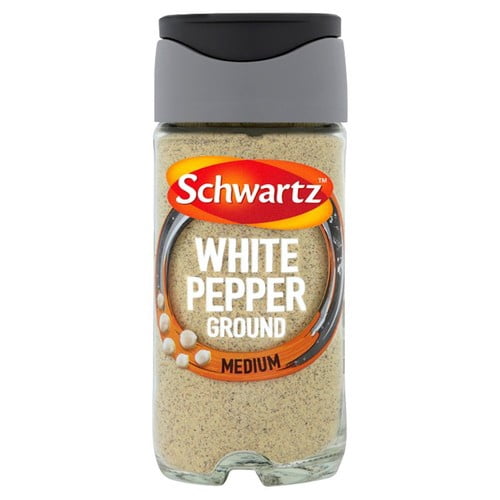 Schwartz Ground White Pepper Jar 34g, British Import (Pack of 2)