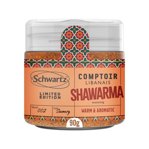 Schwartz Limited Edition Comptoir Libanais Shawarma Seasoning 90g, British Import (Pack of 2)