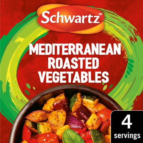 Schwartz Mediterranean Roasted Vegetables 30g, British Import (Pack of 3)