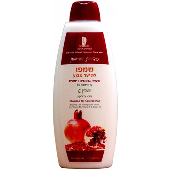Schwartz Natural Cosmetic Shampoo 750Ml Enriched With Pomegranate Extract Package May Vary) For Colored Hair