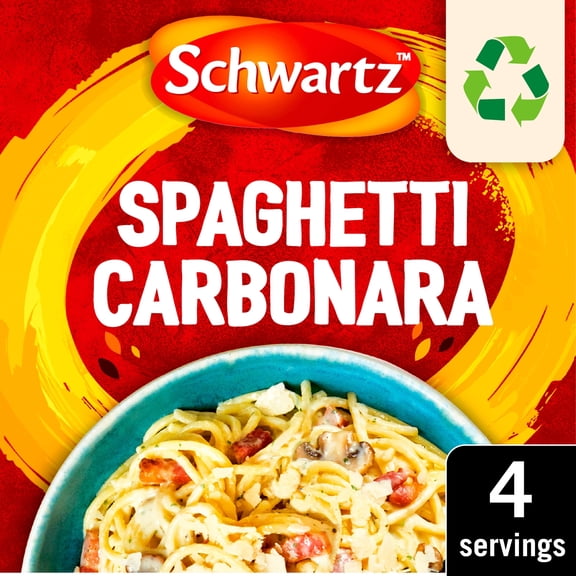 Schwartz Spaghetti Carbonara Recipe Mix 32g, Imported from Britain