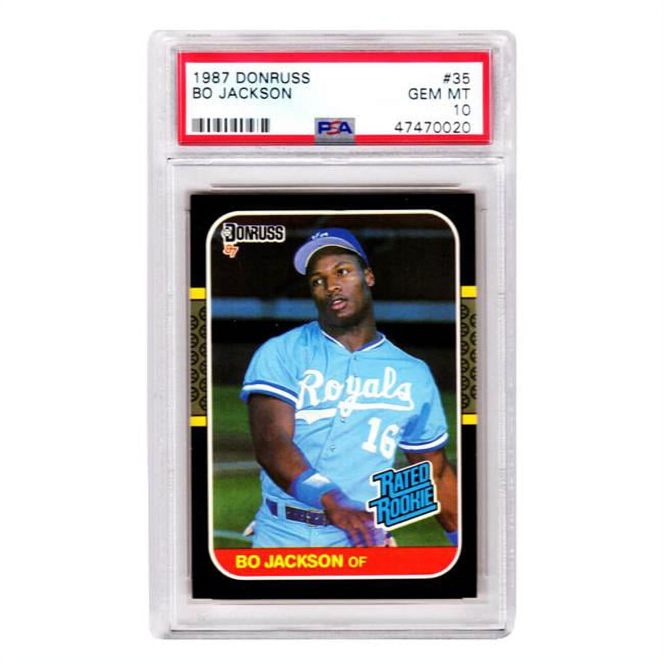 Schwartz Sports Memorabilia Bo Jackson Kansas City Royals