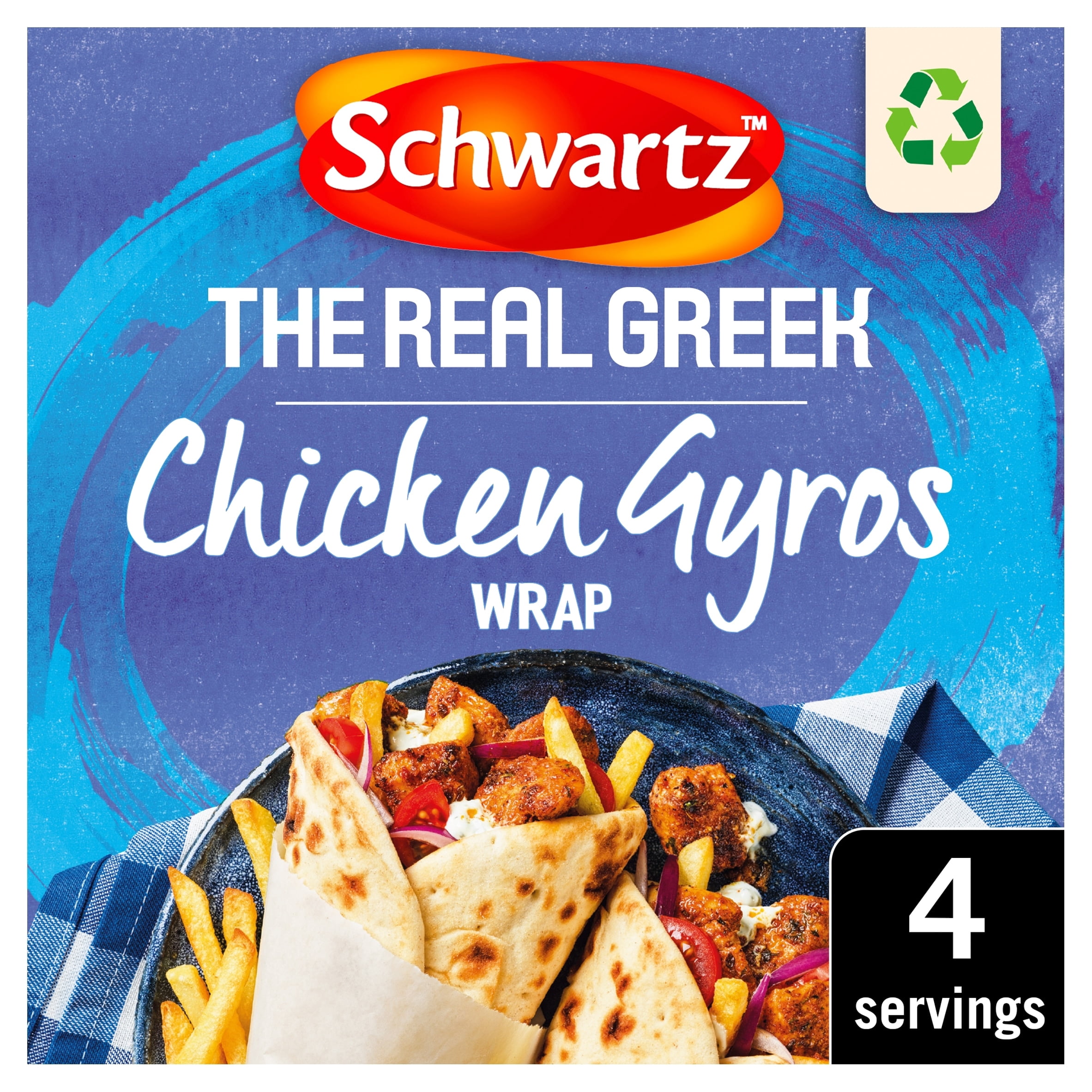 Gyro Mix Schwartz The Real greek Chicken gyros Wrap Recipe Mix 20g, Imported ...