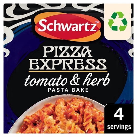 Schwartz x Pizza Express Tomato & Herb Pasta Bake Recipe Mix 32g, British Import (Pack of 3)