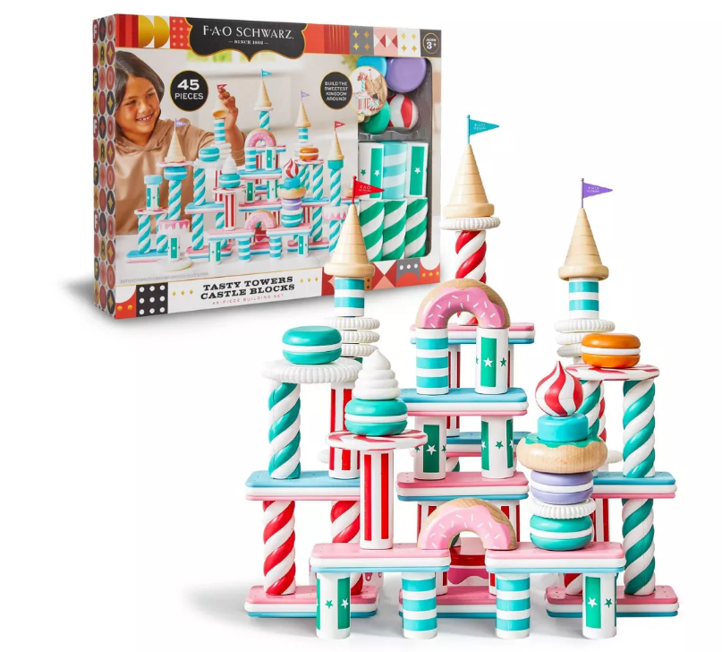 Schwarz Tasty Towers Castle Blocks Building Set - 45pcs - Walmart