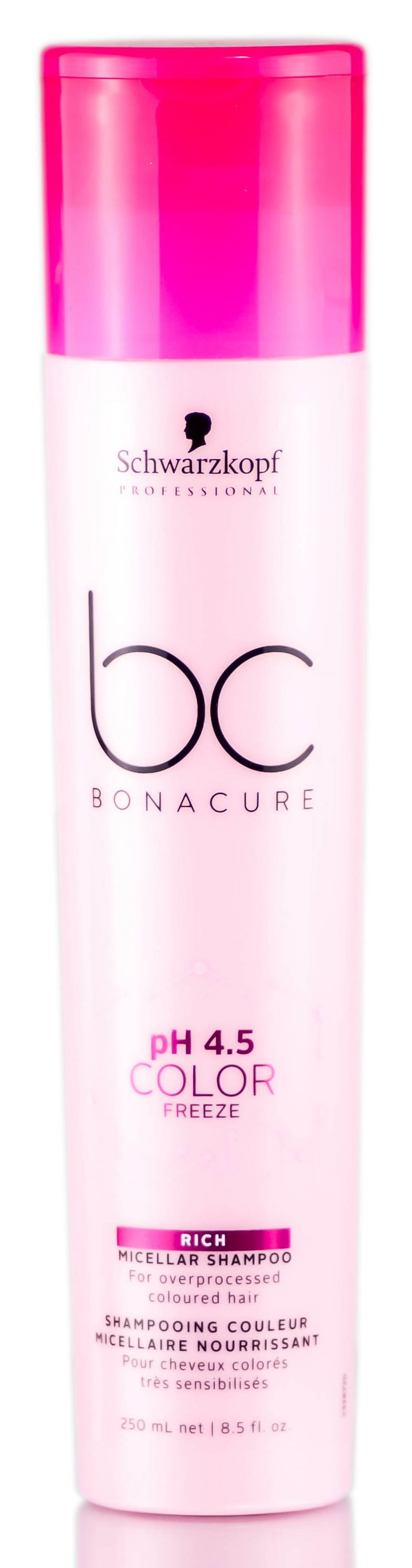 Schwarzkopf BC pH 4.5 Bonacure Color Freeze Micellar Shampoo - 8.5 oz ...