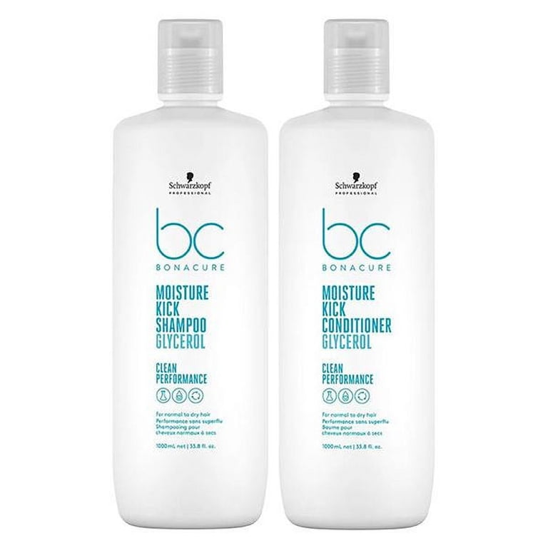 Schwarzkopf, Bonacure Moisture Kick Shampoo and Conditioner, 33.8