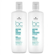 Schwarzkopf Bonacure Moisture Kick Shampoo and Conditioner Combo, 33.8 oz, with 2 Pumps