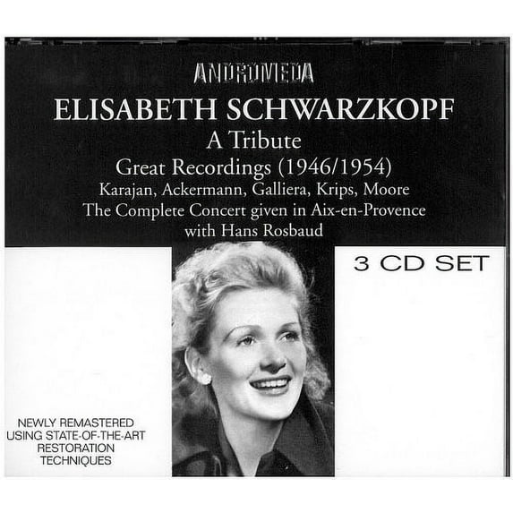 Schwarzkopf - Elisabeth Schwarzkopf - Music & Performance - CD