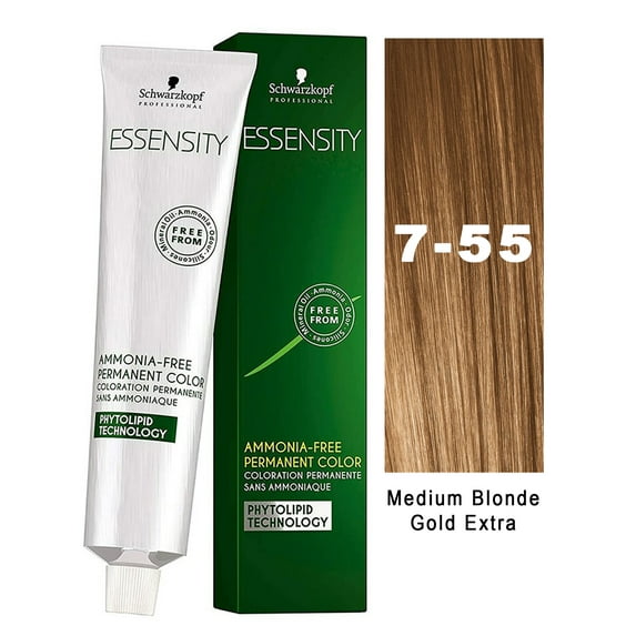 Schwarzkopf Essensity Hair Color - 7-55 Medium Blond Gold Extra