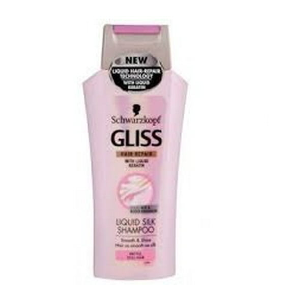 Schwarzkopf Gliss Hair Repair With Liquid Keratin Liquid Silk Shampoo For Brittle, Dull Hair 250ml