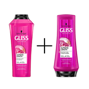 Schwarzkopf Gliss Supreme Lenght Shampoo 360 ml + Schwarzkopf Gliss Supreme Lenght Conditioner 360 ml