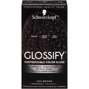 Schwarzkopf Glossify Customizable Color Gloss, Ash Brown