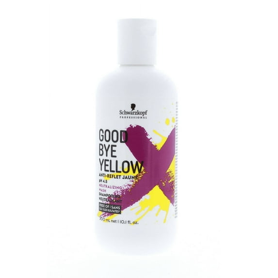 Schwarzkopf Goodbye Yellow pH 4.5 Neutralizing Shampoo, 10.1 oz