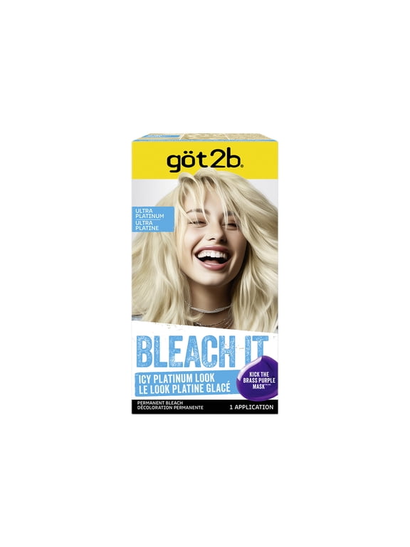Bleach It Permanent Hair Dye, Hi-Lift Platinum Blonde, Hair Bleach Kit, 1 Count