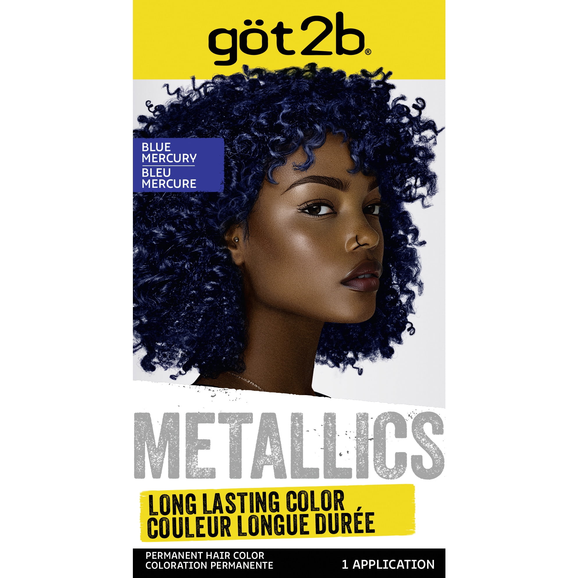 got2b Metallics Permanent Hair Dye, M69 Amethyst Chrome, 1 Kit