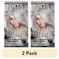 Got2b Metallic Silver On Bleached Hair (2 pack) Schwarzkopf Got2b Metallics Permanent Hair Color, M71