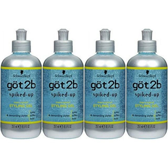 Schwarzkopf Got2b SpikedUp Styling Gel for Slick Hair & Demanding
