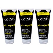 Got2b Ultra Glued 4 Vertical Styles Invincible Gel, 6 oz - 3 Pack
