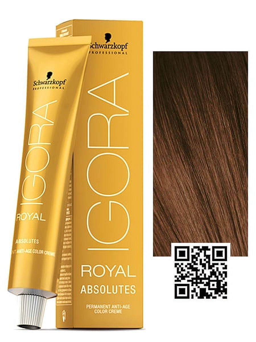 Schwarzkopf Professional Igora Royal Absolutes Permanent Hair Colour - 5-60  Light Brown Chocolate Natural 60ml
