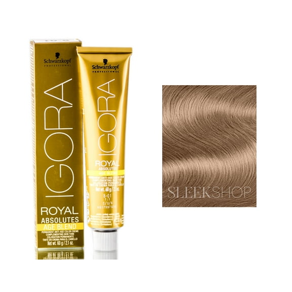 Schwarzkopf Igora Royal Absolutes Permanent Color Choose Your Shade ( Shade:8-01;)