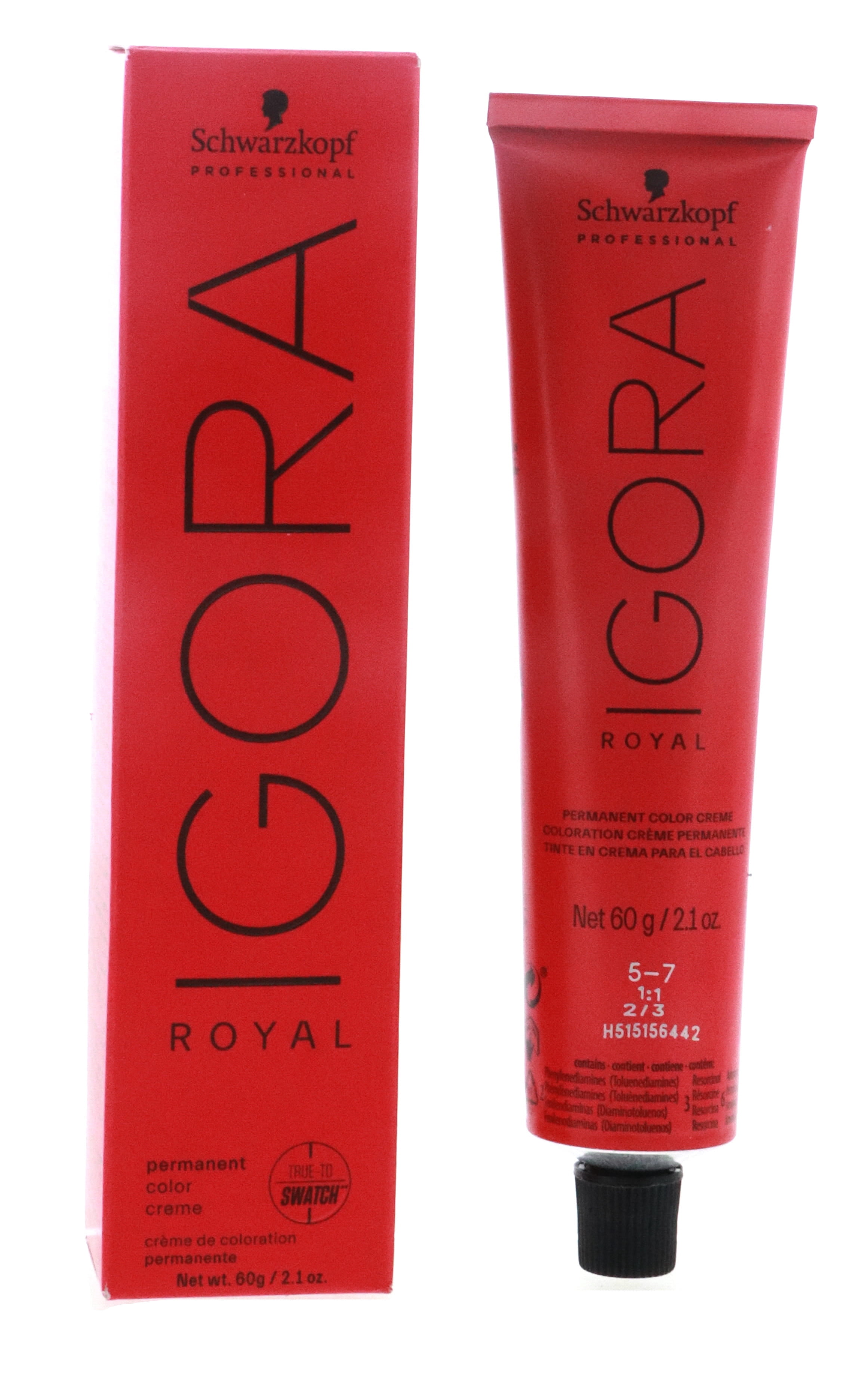 Schwarzkopf Igora Royal, 5-7 Light Brown Copper, 2.1 oz