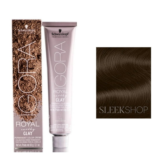 Schwarzkopf Igora Royal Earthy Clay Permanent Color Creme - 5-16 Light Brown Cendre Chocolate