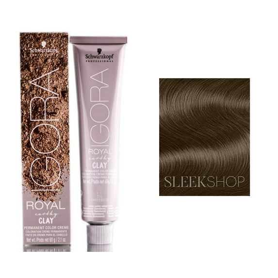 Schwarzkopf Igora Royal Earthy Clay Permanent Color Creme - 6-16 Dark Blonde Cendre Chocolate