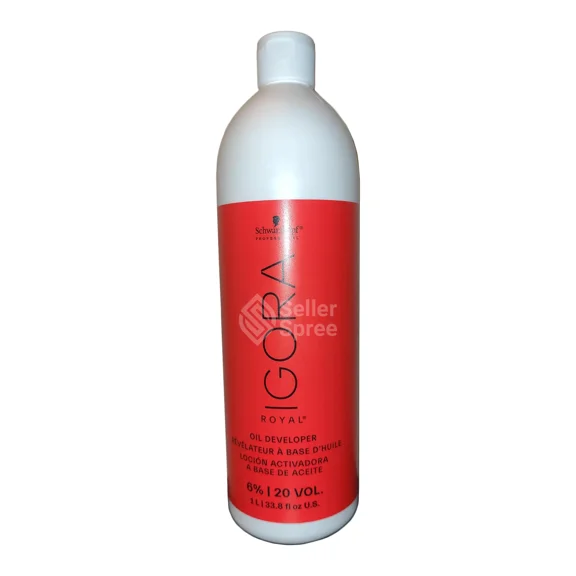 Schwarzkopf Igora Royal Oil Developer 6% / 20 Volume TBH Oxidizer 33.81 Ounce 1 Liter