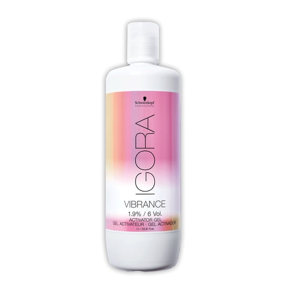 Schwarzkopf Igora Vibrance 1.9% 6 Volume Activator Gel Developer 33.33 Ounce 1000 Milliliters
